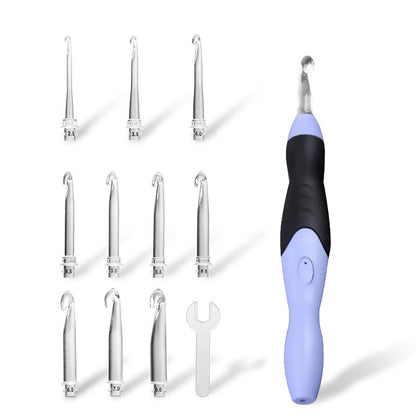 Versatile 9-in-1 Illuminated Crochet Hook Set