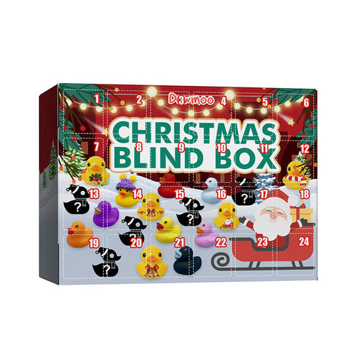 Joyful Countdown: 24 Festive Rubber Ducks for Kids
