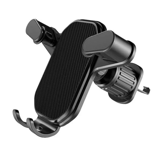 360° Rotatable Car Air Vent Phone Holder with Hook Lock – SafeGrip Design