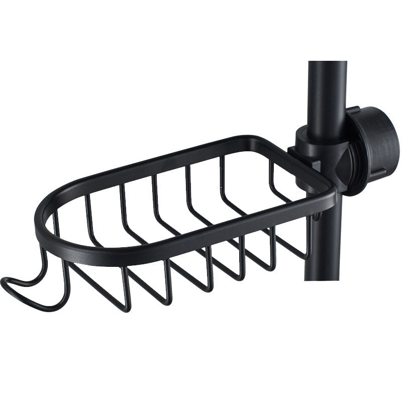 Shower Caddy for Shampoo and Soap – Stainless Steel – Available in Silver or Black – No Drilling Required