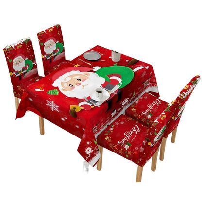 Sustainable Holiday Tablecloth – Festive Design for Christmas Dining