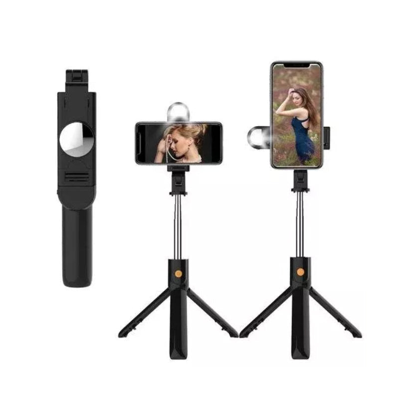 Wireless Bluetooth Selfie Stick - 6 Functions in One