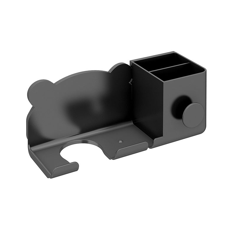 Wall-Mounted Holder for Hair Dryer in Bathroom