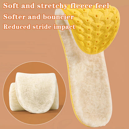 Lambswool Insoles – Antibacterial & Self-Warming – Soft, Odor-Resistant Winter Inserts