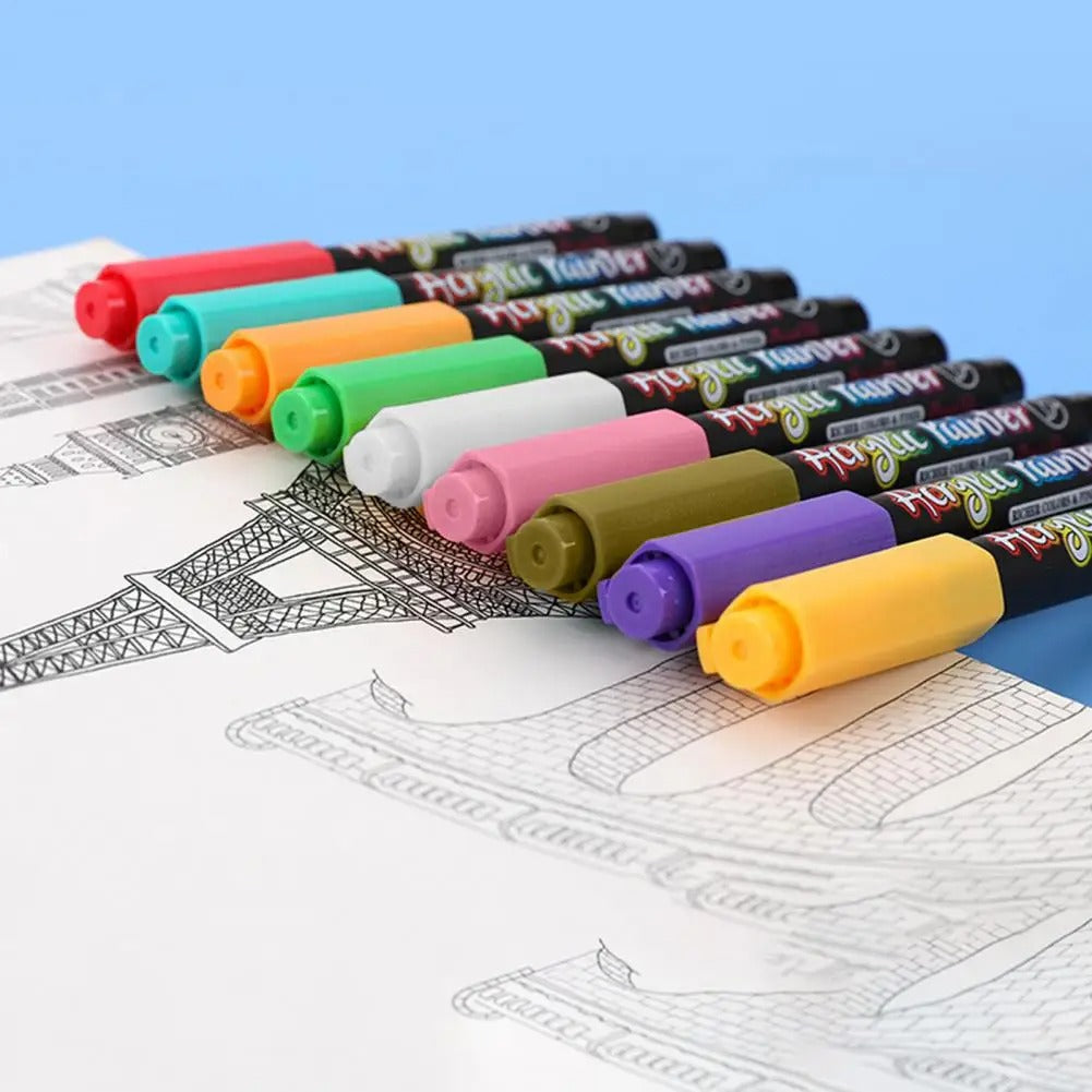 Buy 6 Get 6 Free | Colorful Acrylic Marker Set - Last Day Discount