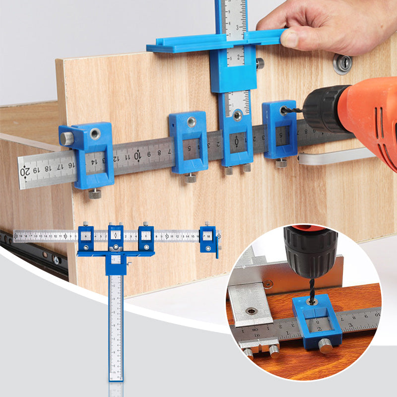 Precision Drill Guide for Cabinet Handles & Fixtures