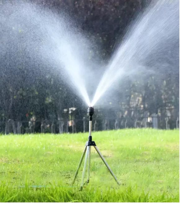 Effortless Garden Sprinkler System with Adjustable Coverage