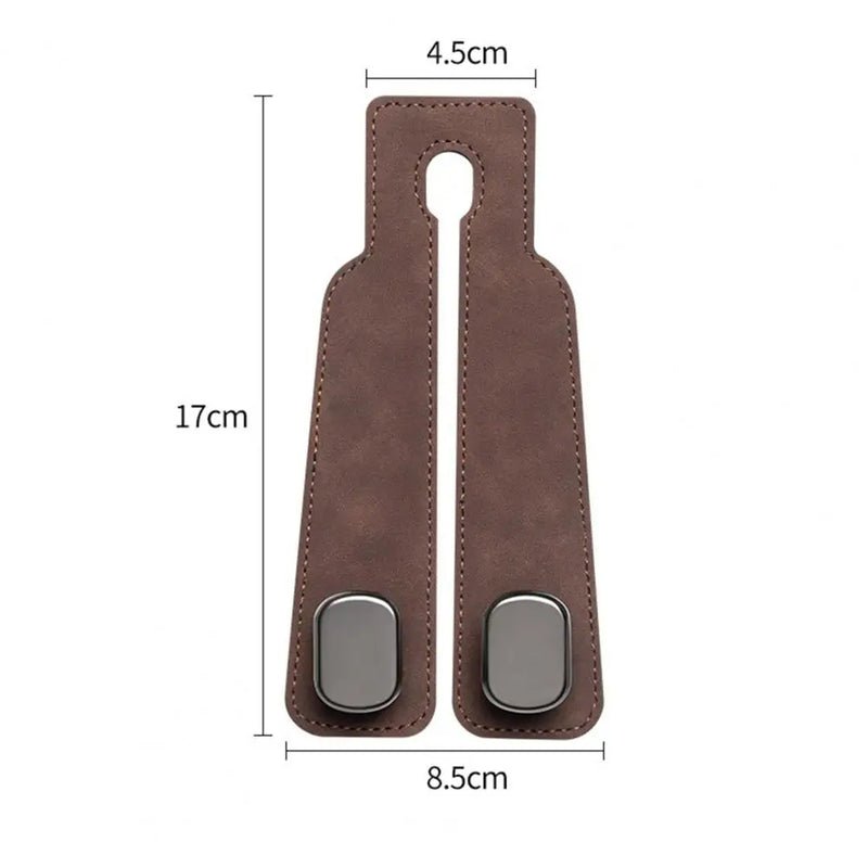 Dual-Hook Car Headrest Organizer – EasyMount Pro