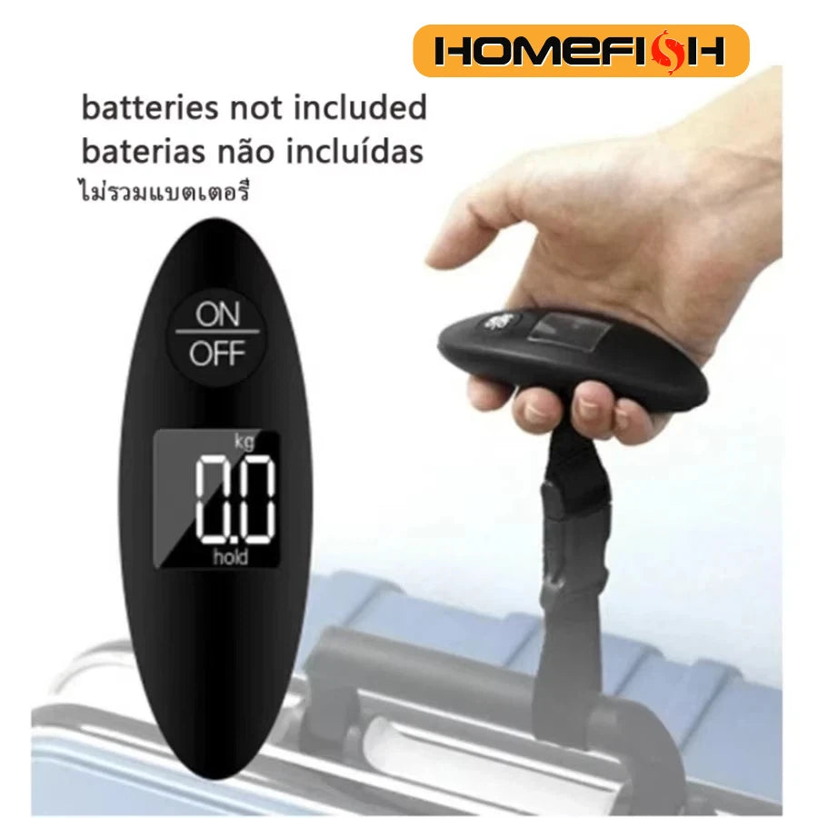 Digital Luggage Scale for Travel | 40 kg / 100 g | Portable | LCD Display