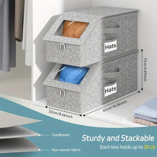 Cap Organizer - Save Space and Keep Hats Clean and Visible