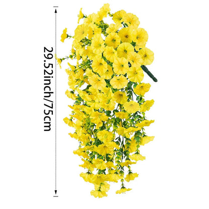 Artificial Flower Garland - 75 cm Length - Wall & Outdoor Decoration for Garden & Wedding