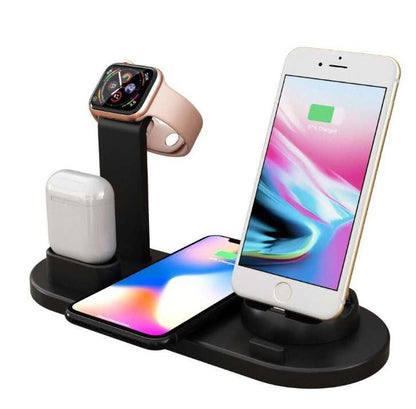 Smart 4-Device Wireless Charging Hub