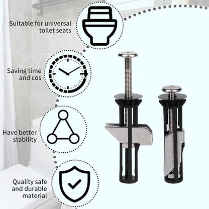 Quick-Fix Toilet Seat Installation Kit with Durable Bolts