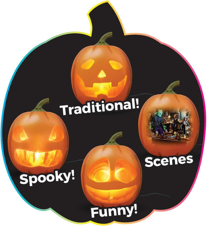 Interactive Halloween Pumpkin with Projector and Motion Sensor
