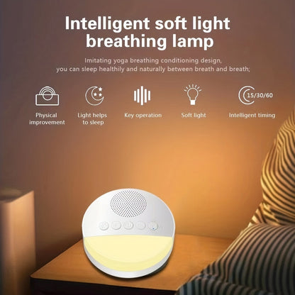 White Noise Therapy Machine – DreamWave Sound Relaxation with Timer