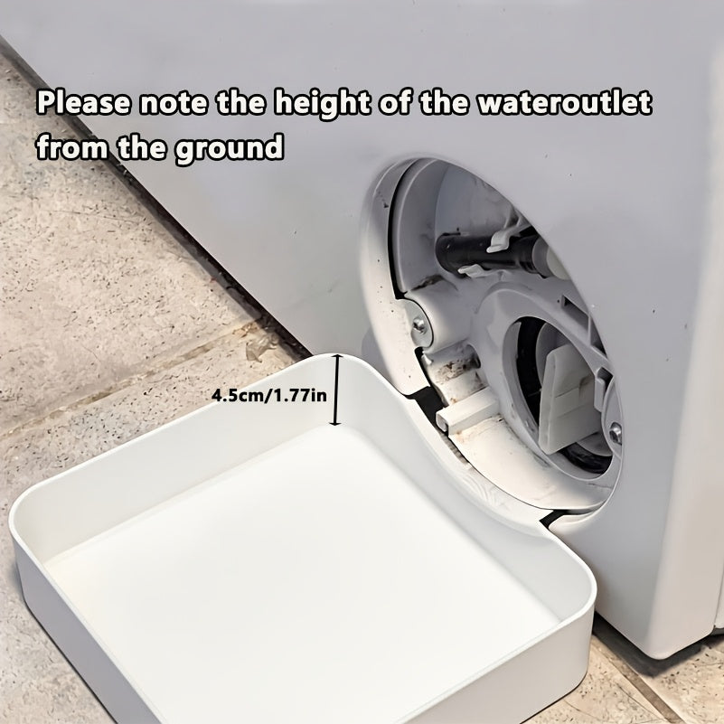 Effortless Water Management Tray for Laundry Spaces
