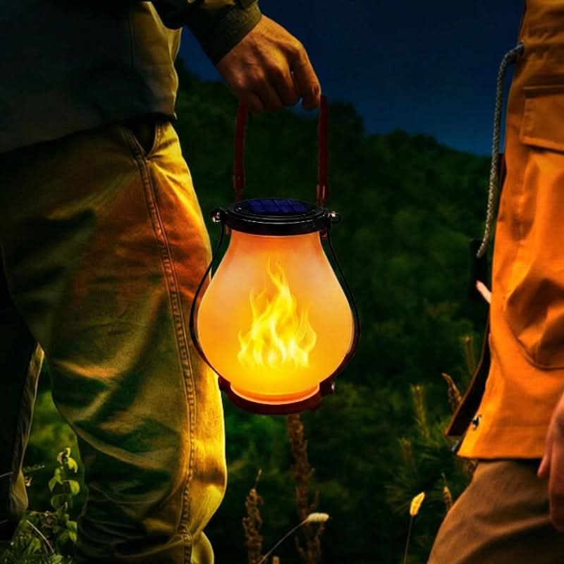 Solar Lanterns with Flickering Flame Effect