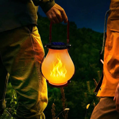 Solar Lanterns with Flickering Flame Effect