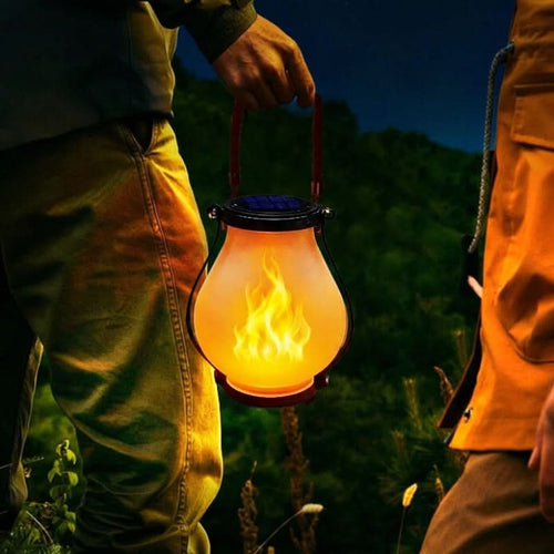 Solar Lanterns with Flickering Flame Effect