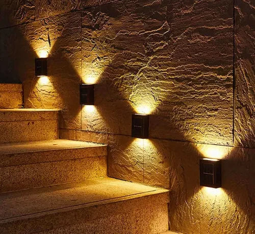 LED Solar Wall Light | Warm White | Wireless & Energy Efficient | IP65