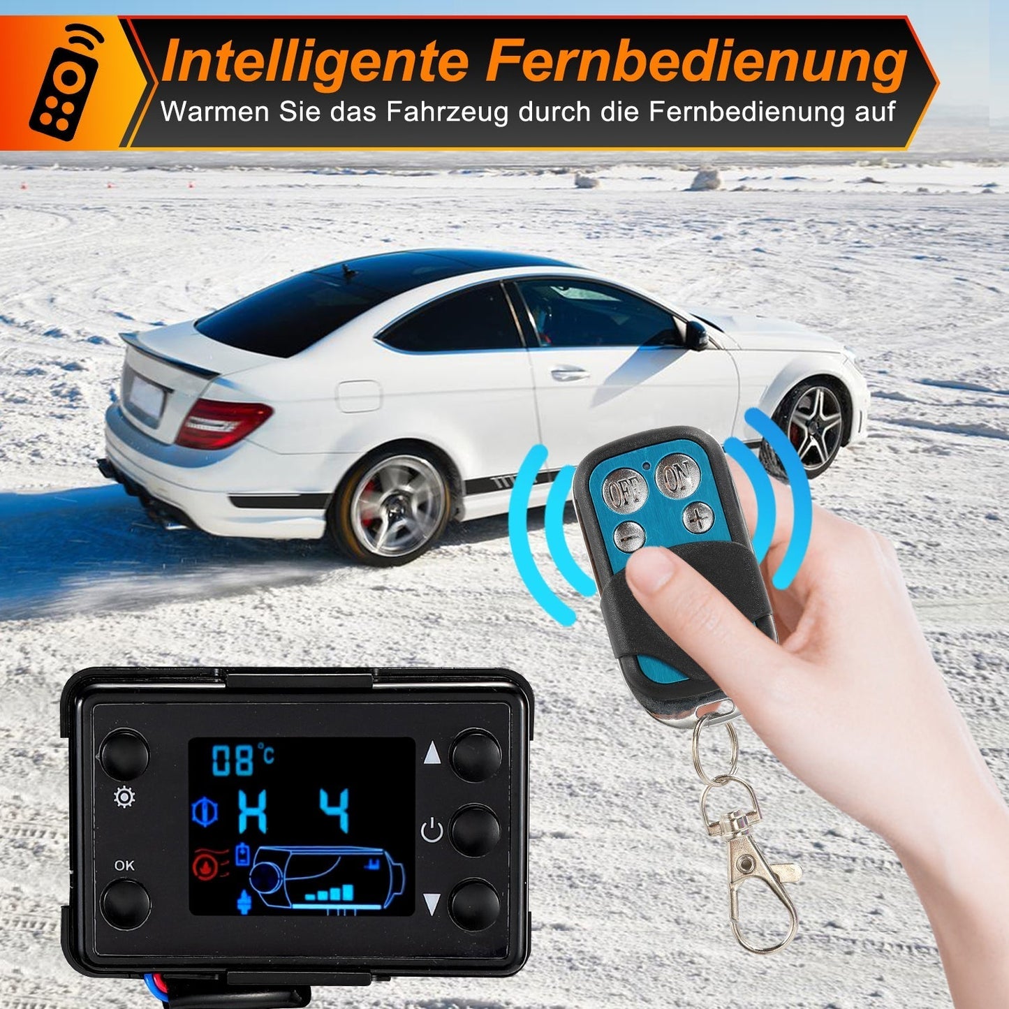12V Diesel Parking Heater for Cars - 8KW