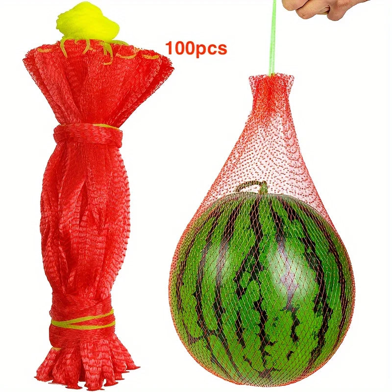 100-Pack Garden Netting | Durable Fruit Net | 30 cm | Ideal for Melons