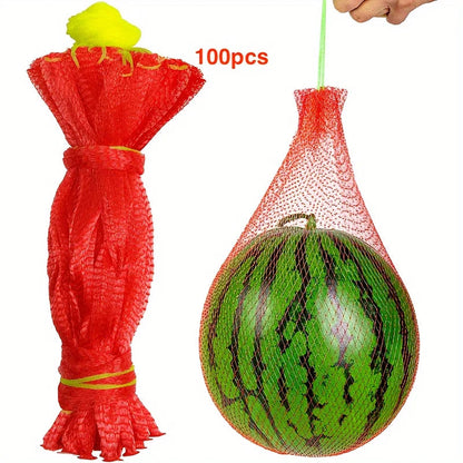 100-Pack Garden Netting | Durable Fruit Net | 30 cm | Ideal for Melons