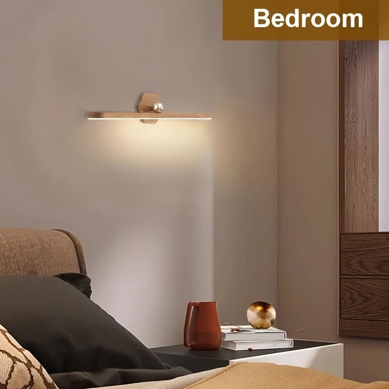 Adjustable LED Wall Light with Rotating Head