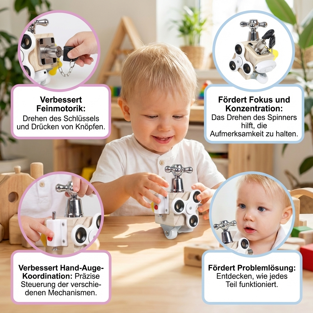 Educational Play Cube for Montessori Learning