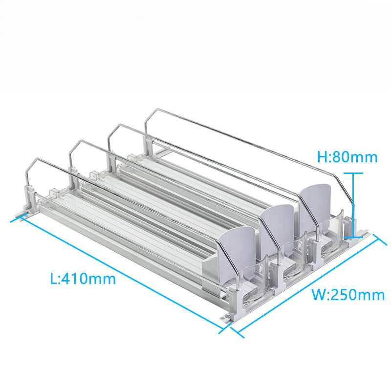 Effortless Beverage Organizer for Easy Access in Your Fridge
