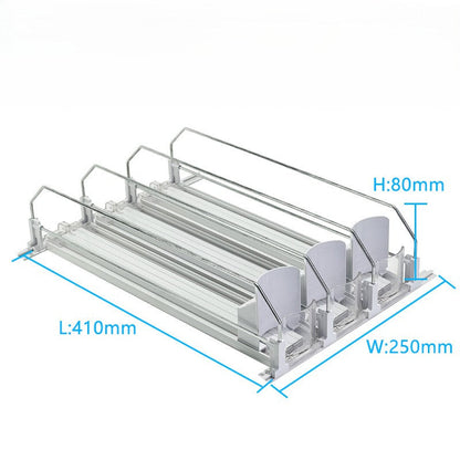 Effortless Beverage Organizer for Easy Access in Your Fridge