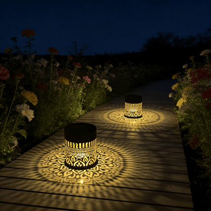 Solar Projection Light for Stylish Outdoor Atmosphere