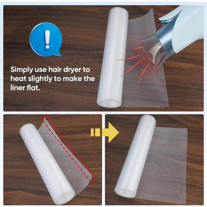 Waterproof, Non-Slip EVA Drawer Liner Roll for Kitchen and Refrigerator