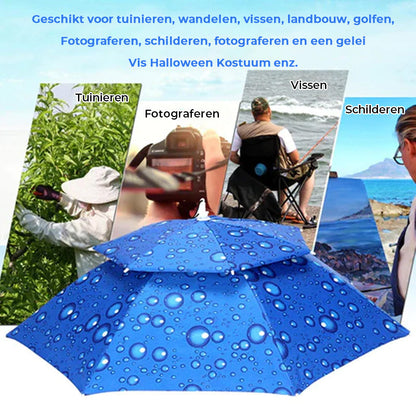 Hands-Free Sun and Rain Protection Hat – Stay Fully Covered