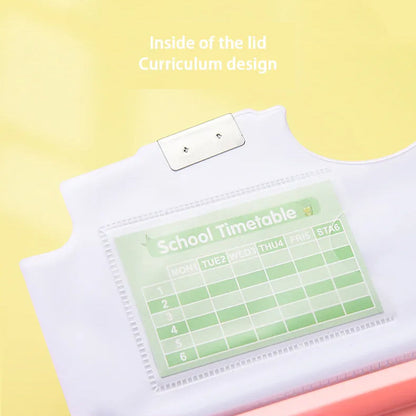 Effortless Pencil Case with Built-in Sharpeners