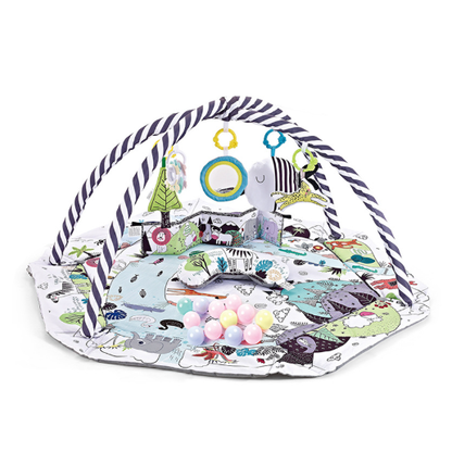 Interactive Baby Gym Mat with Playful Arches & Toys