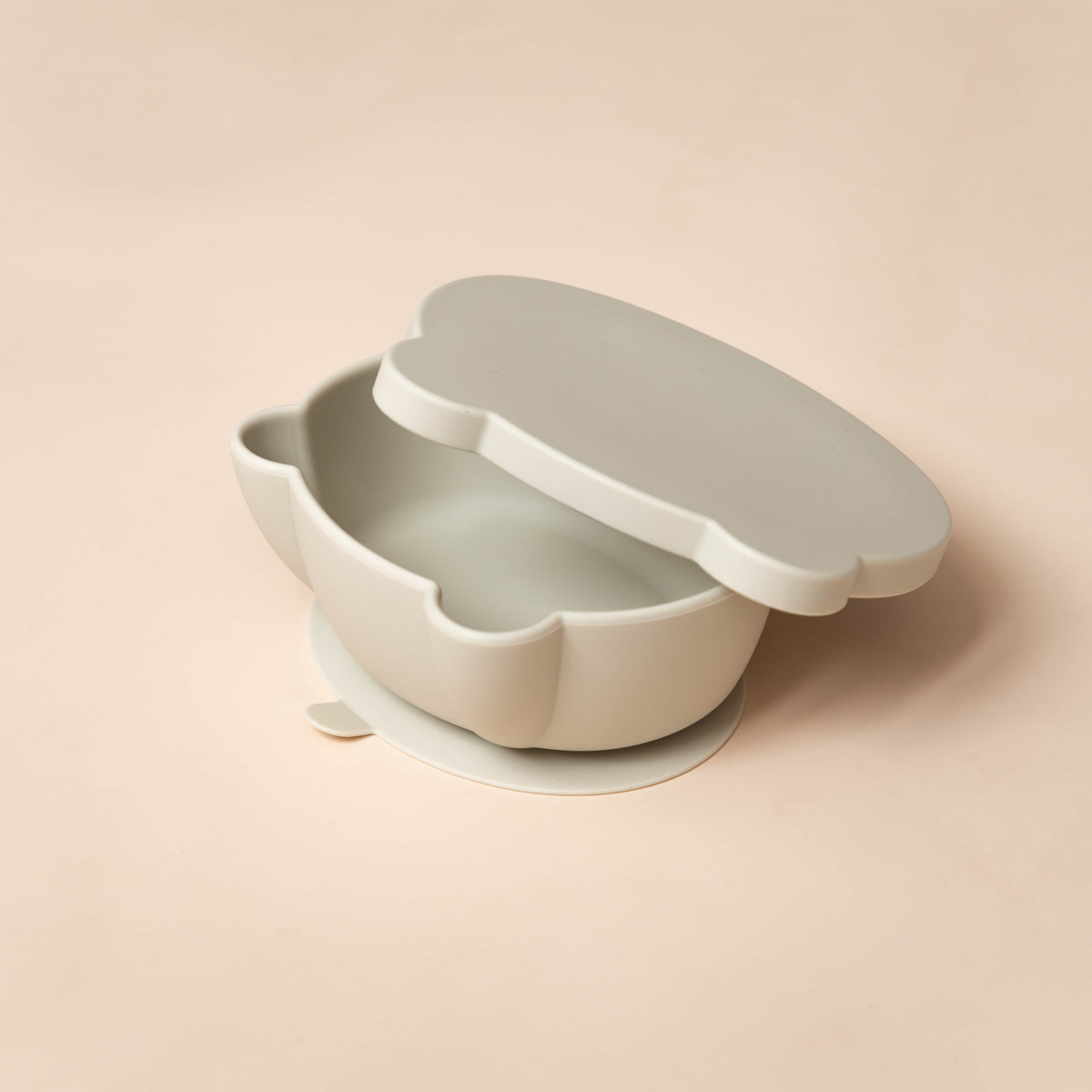 Non-Slip Silicone Baby Feeding Set with Lid and Utensils