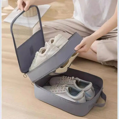 Waterproof and Breathable Shoe Bag for Travel - Holds 2-3 Pairs