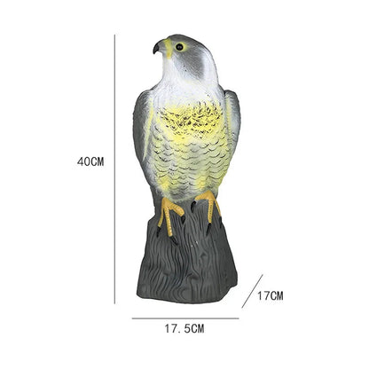 Artificial Eagle Garden Decoy | PE Resin Material | Falcon Replica | Outdoor Ornament