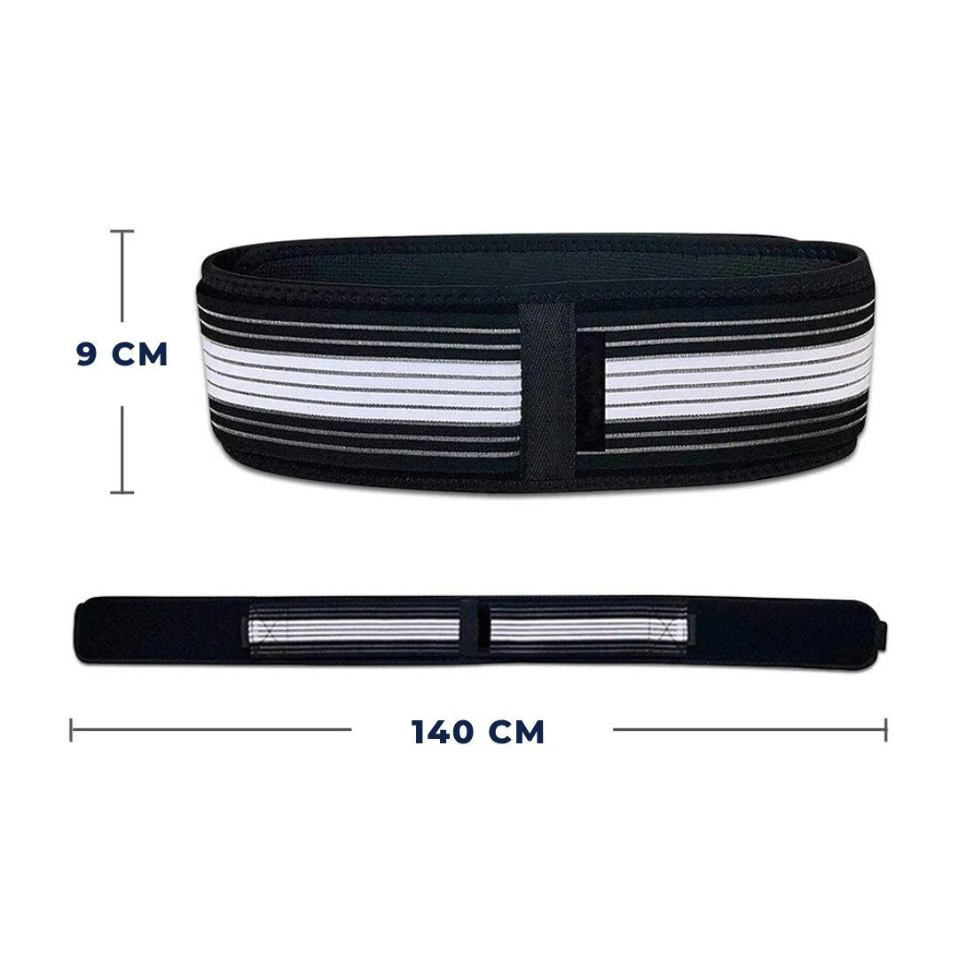 Adjustable Lumbar Support Belt for Lower Back Pain Relief and Posture