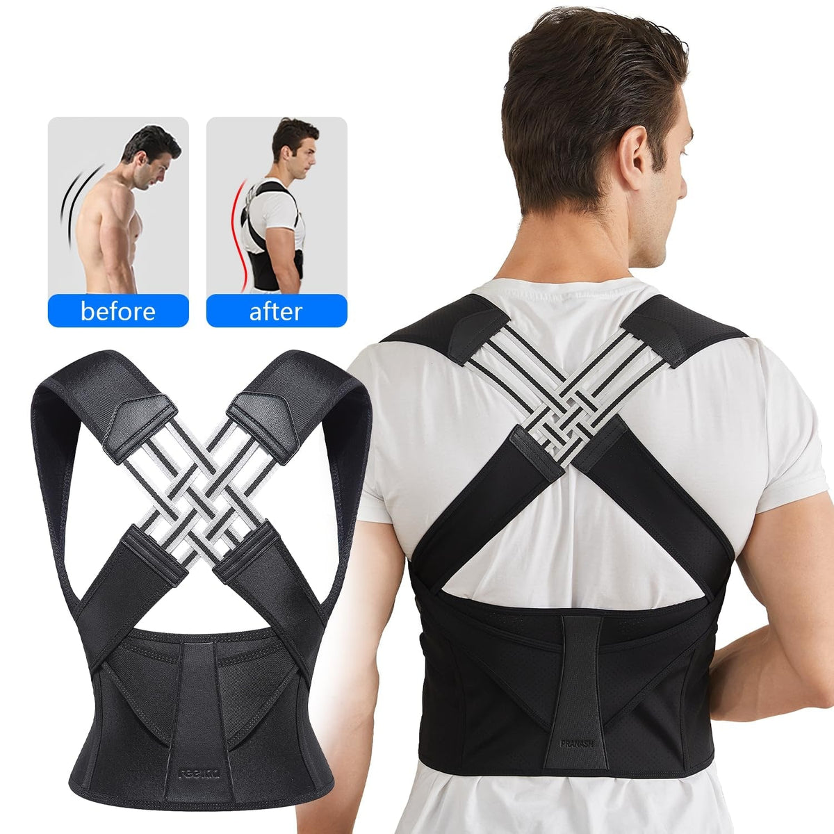 AlignRight Posture Support System with Comfort Fit Design
