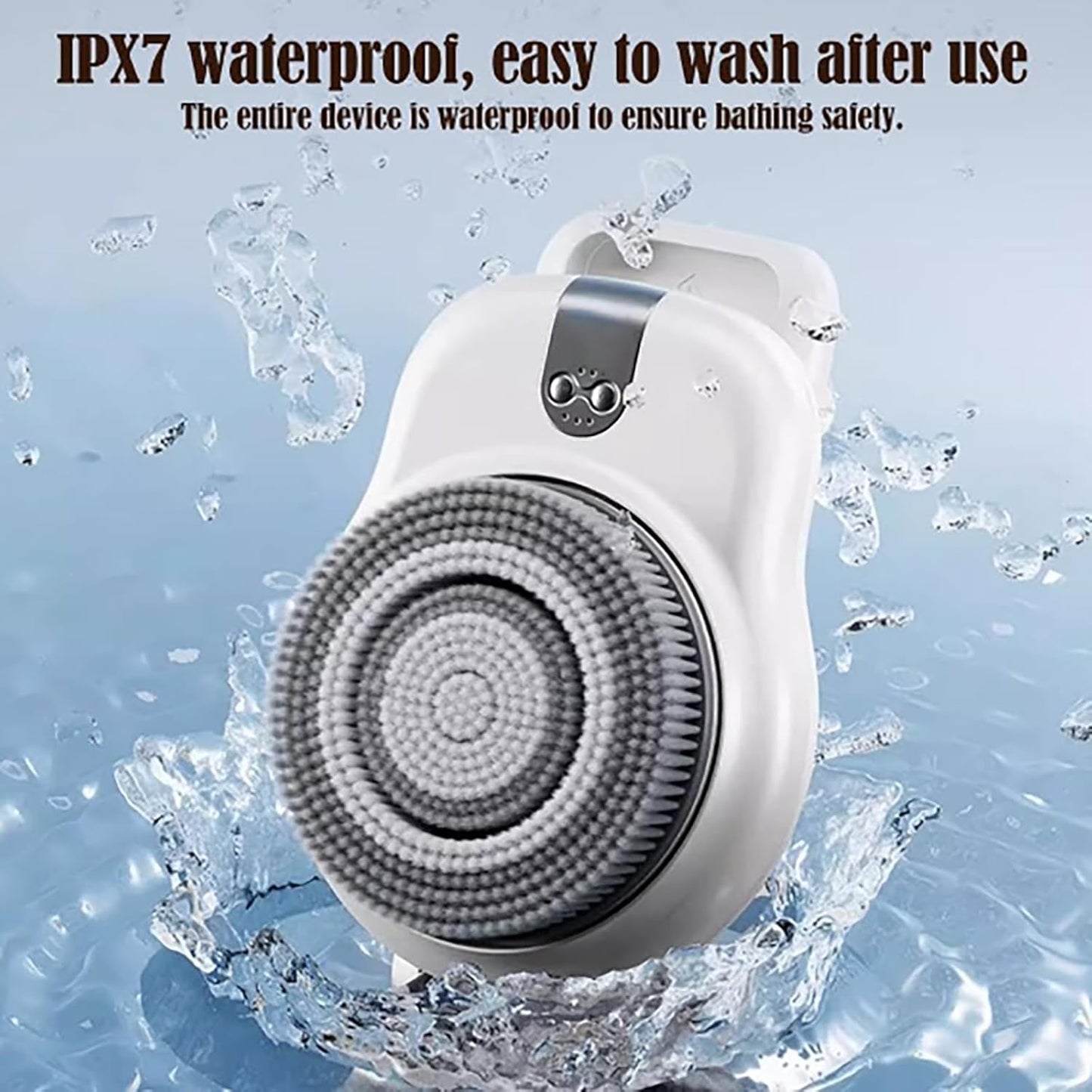 Wall-Mounted Electric Shower Scrubber for Deep Cleaning and Convenience