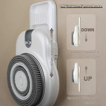 Wall-Mounted Electric Shower Scrubber for Deep Cleaning and Convenience