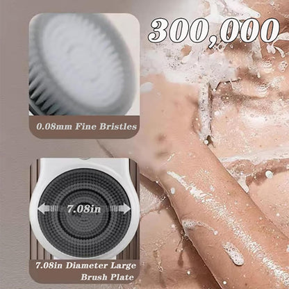 Wall-Mounted Electric Shower Scrubber for Deep Cleaning and Convenience