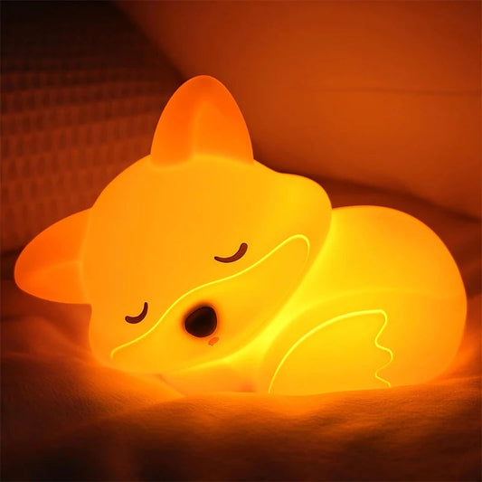 Silicone Night Light – Rechargeable, Dimmer with Timer | Cute Gift for All Ages