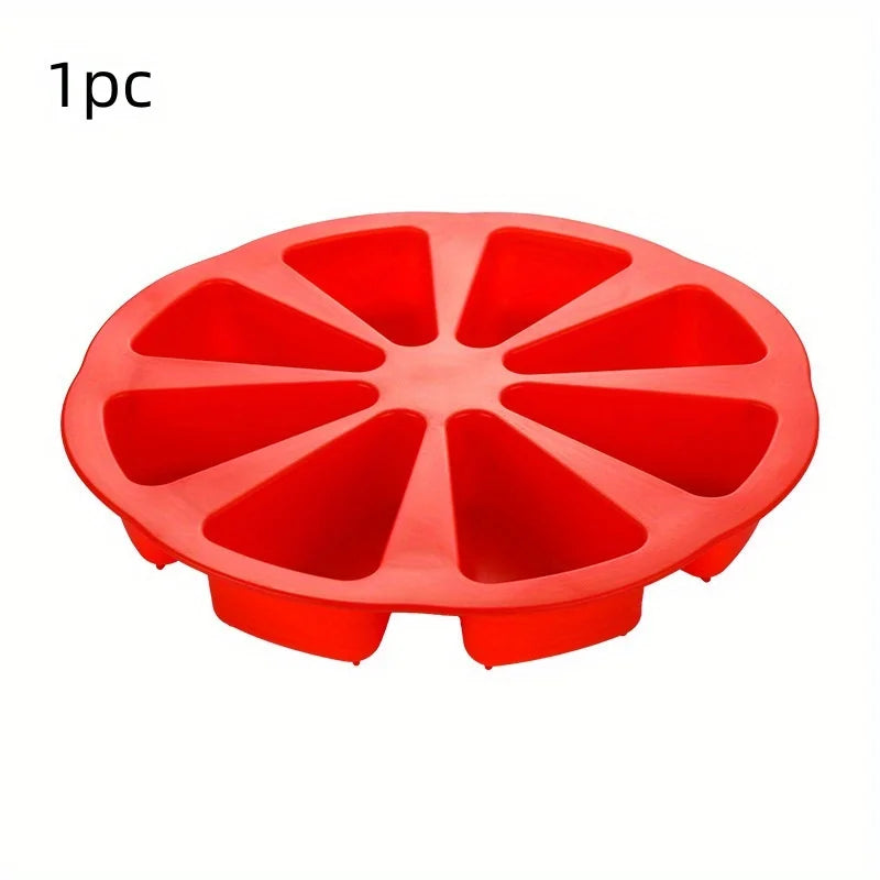 Flexible and Heat-Resistant Silicone Cake Pan | Non-Stick Triangle Molds