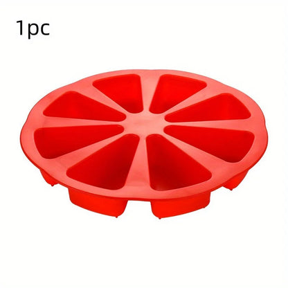 Flexible and Heat-Resistant Silicone Cake Pan | Non-Stick Triangle Molds
