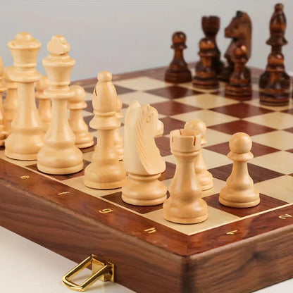 Wooden Chess Set - Ideal for Competitive Play