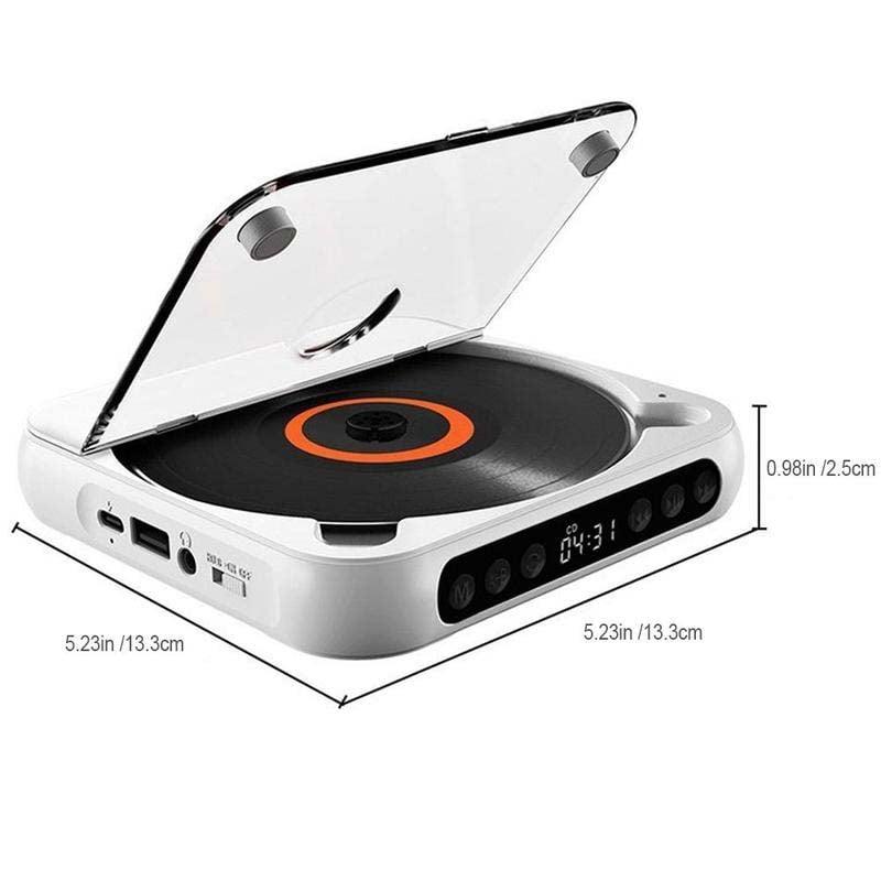 Portable Bluetooth CD Player - Hi-Fi Sound | Multiple Colors