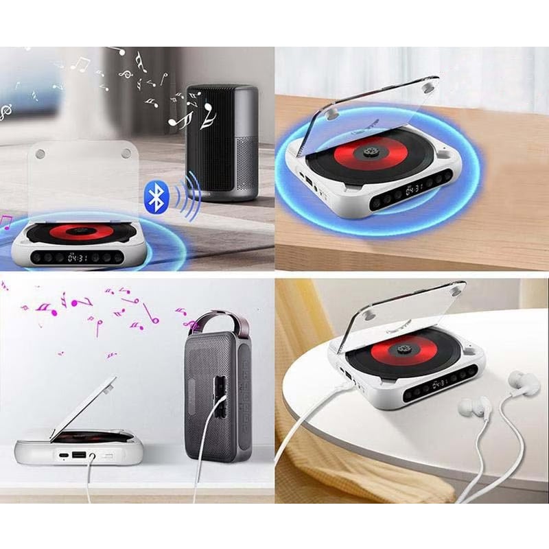 Portable Bluetooth CD Player - Hi-Fi Sound | Multiple Colors